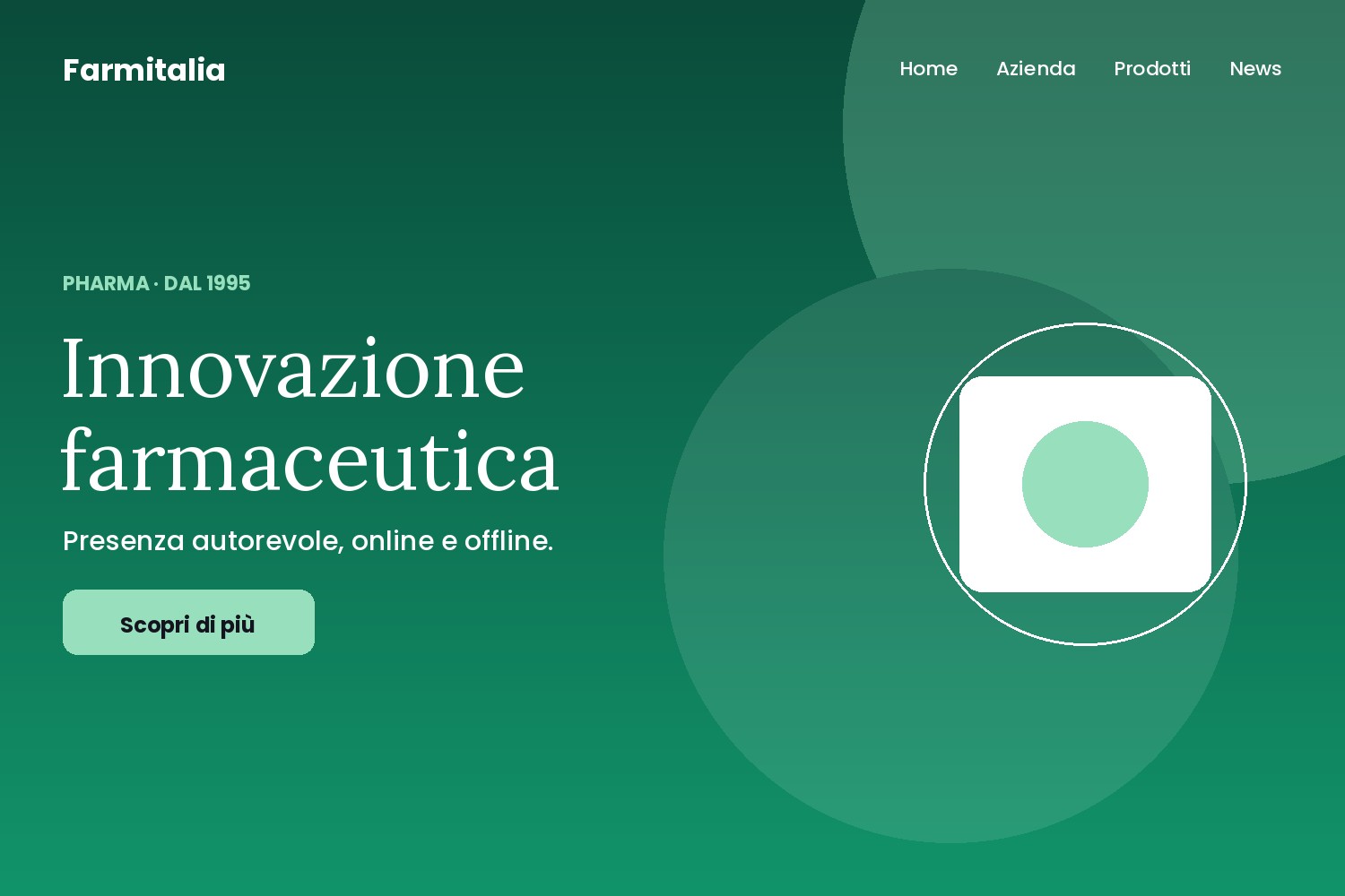 Progetto Webbidu per Farmitalia — Pharma